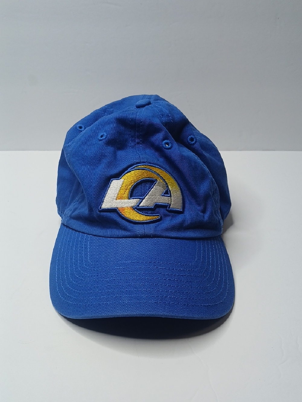 Los Angeles Rams Hat Cap Strap Back Blue Dad 47 Clean Up Mens One Size‎